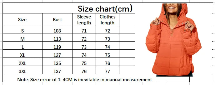 2024 Autumn and Winter Solid Color New Cotton Jacket Loose Long-sleeved Hooded Fashion Coat