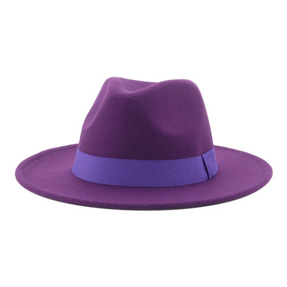 Hats for Women Fedora Women's Hat Men Classic Panama Formal Dress Church Wedding Decorate Women Winter Hat Sombreros De Mujer