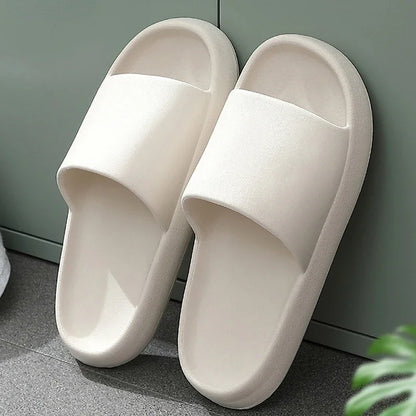 Men Home Slippers Male Sandals Bathroom Women Non Slip Outdoor Beach Slides Casual Rubber Flip Flops Flat 2024 New Trend Summer