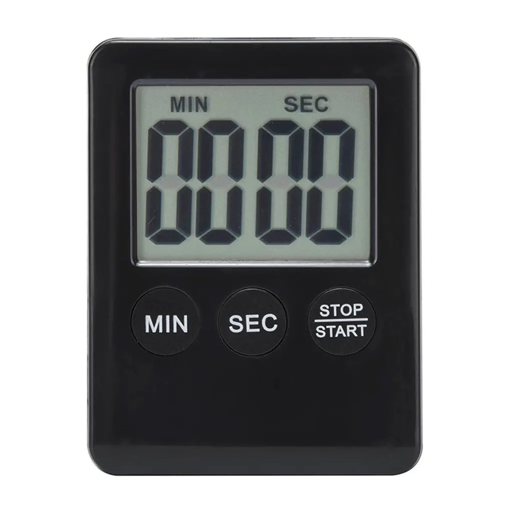 Kitchen Timer Electronic LCD Digital Screen Cooking Baking Clock Alarm Count Up Countdown Stopwatch Clocks Kitchen Gadget Tool