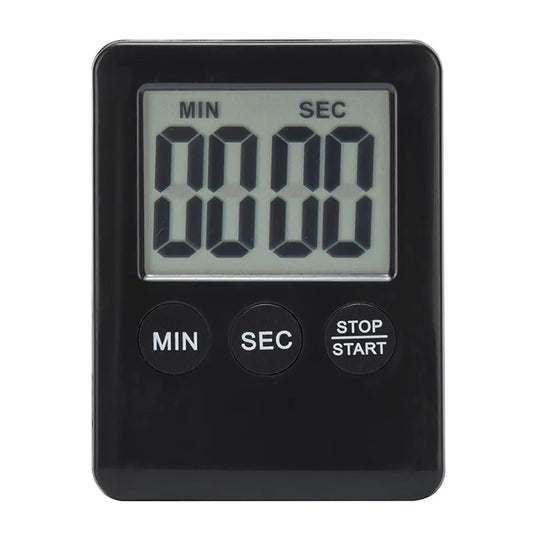 Kitchen Timer Electronic LCD Digital Screen Cooking Baking Clock Alarm Count Up Countdown Stopwatch Clocks Kitchen Gadget Tool