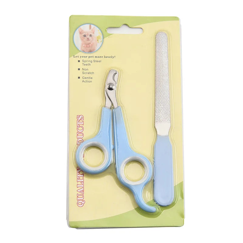 Professional Dogs Hair Scissor Stainless Steel Scissors with Round Tip Pets Cat Dog Durable Safety Hair Dog Grooming Accessories 05 set