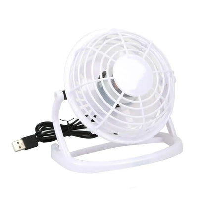 Desk USB Silent Fan Cooler For Laptop Notebook PC Desktop Summer Cooling Fans 180 Degree Rotation 4 Blades USB Mini Fan