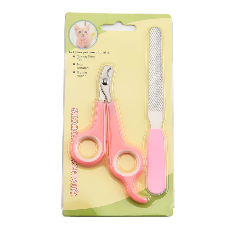 Professional Dogs Hair Scissor Stainless Steel Scissors with Round Tip Pets Cat Dog Durable Safety Hair Dog Grooming Accessories 07 set