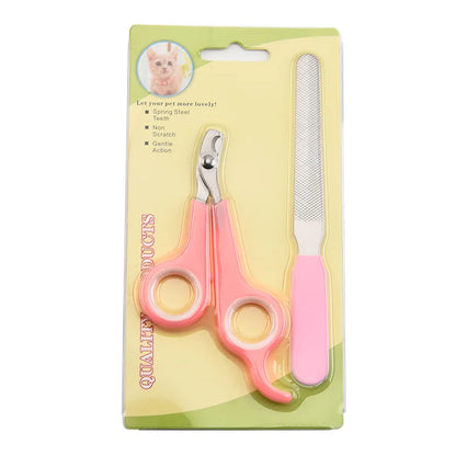 Professional Dogs Hair Scissor Stainless Steel Scissors with Round Tip Pets Cat Dog Durable Safety Hair Dog Grooming Accessories 07 set