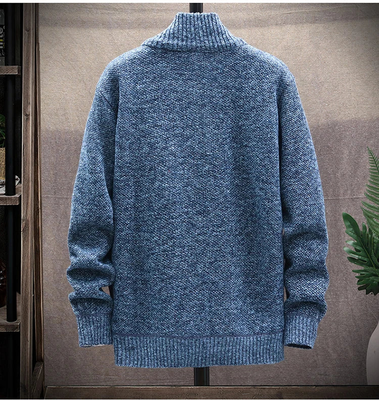 New Spring Autumn Knitted Sweater For Men Fashion Slim Fit Cardigan Men Causal Sweaters Coats Men's Clothing Winter Cardigan men