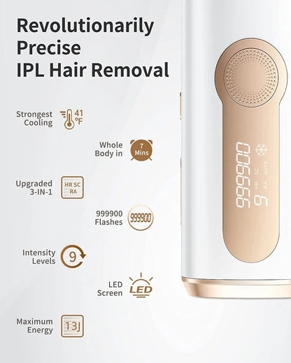 IPL Hair Removal Epilator Painless Facial Bikini Legs Arms Depilator Full Body Hair Remover For Men Women Home Use