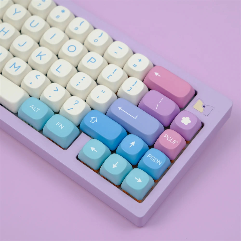 129 Key Fairy Keycaps PBT Keycap MOA Profile Dye Sublimation Keycap For Gaming Mechanical Keyboard Keycap MX Switch MOA Key Caps