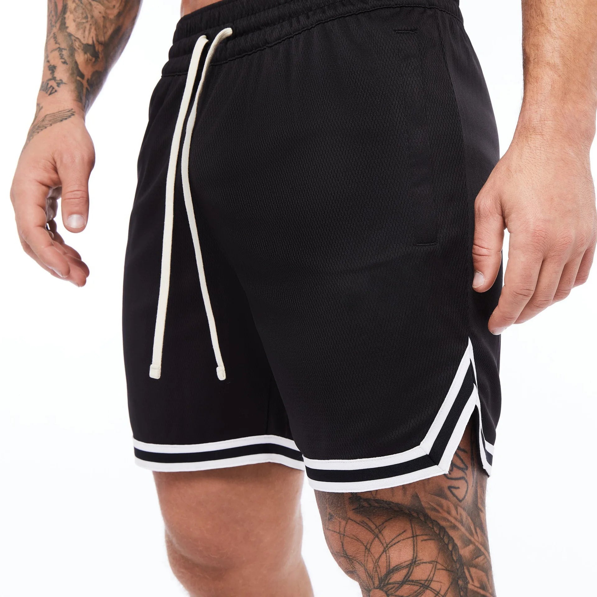 Men Shorts Breathable Mesh Knee Length Jogger Basketball Casual Workout Shorts for Men Short Pants