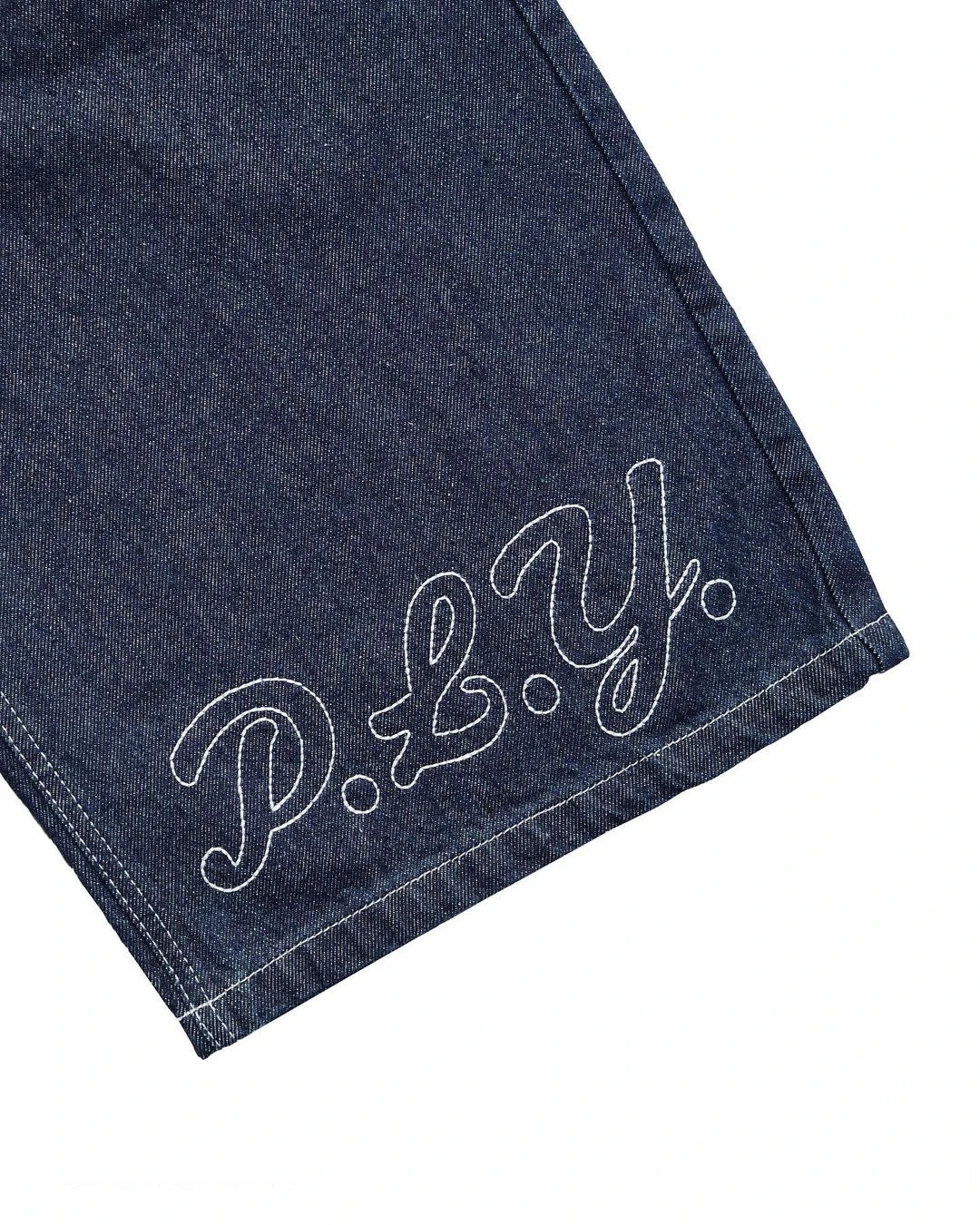 Y2k Hip Hop Vintage Loose Jorts Harajuku Streetwear Summer Punk Rock Letter Embroidery Fashion Denim Shorts Men Clothing