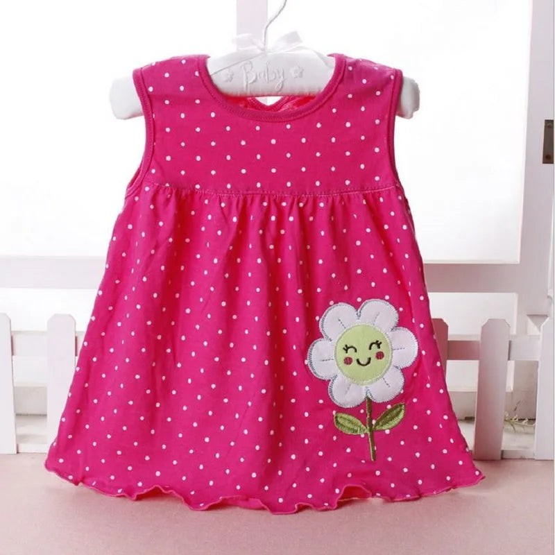 Baby Girls Dress Baby girl summer clothes Baby Dress Princess 0-2years Cotton Clothing Dress Girls Clothes Low Price 5