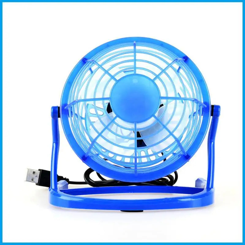 Desk USB Silent Fan Cooler For Laptop Notebook PC Desktop Summer Cooling Fans 180 Degree Rotation 4 Blades USB Mini Fan Style C CHINA