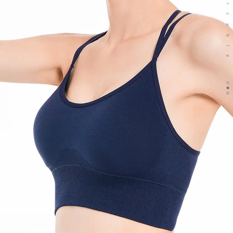 Lovely Push Up Sports Bra Workout Yoga Bra Tops Gym Fitness Running Brassiere Women Active Wear Workout Fitness Top