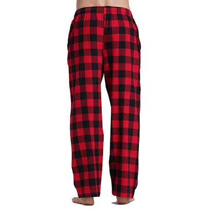 Christmas Casual Pants Fashion Men'S Bottoms Plaid Trousers Loose Navidad Joggers Home Sport  Pajama Xmas Gift Pantalones