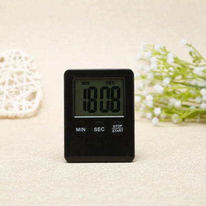 Kitchen Timer Electronic LCD Digital Screen Cooking Baking Clock Alarm Count Up Countdown Stopwatch Clocks Kitchen Gadget Tool