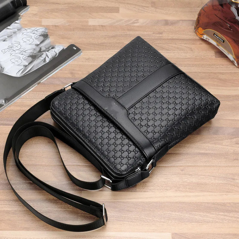 Business Leather Bags Men's Shoulder Crossbody Bags Casual Man Fashion Cross Body Bags