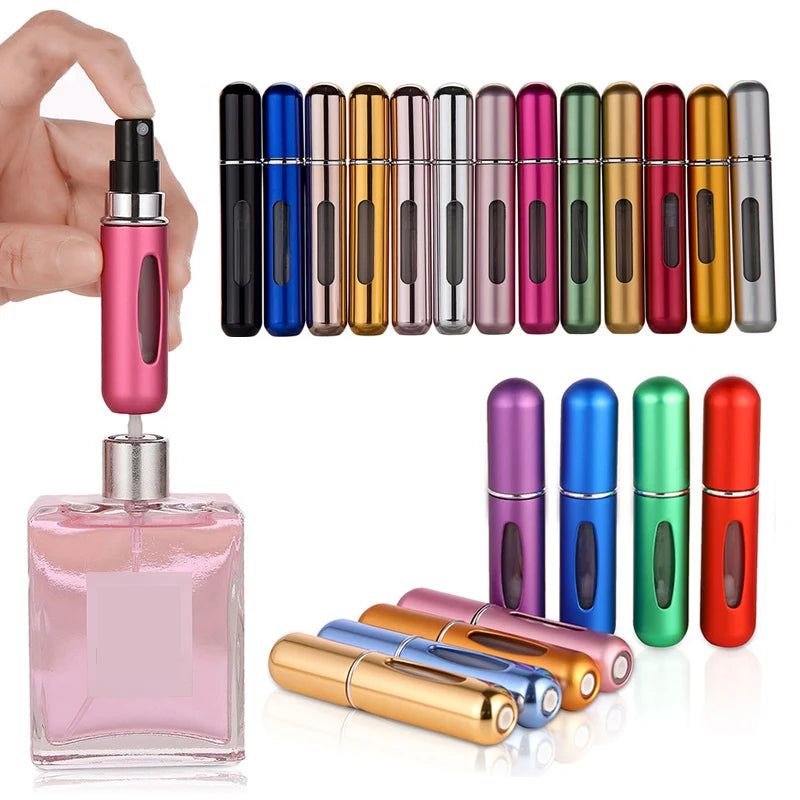 5ml 8ml Bottom Charge Perfume Refillable Bottle Spray Sub-Bottling Dispenser Mini Portable Empty Liquid Container Travel