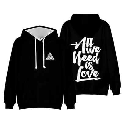 Canserbero Logo Hoodies Vida Album Merch Hooded Sweatshirts Women/Men Fashion Casual Hip Hop Streetwear Pullovers Clothes