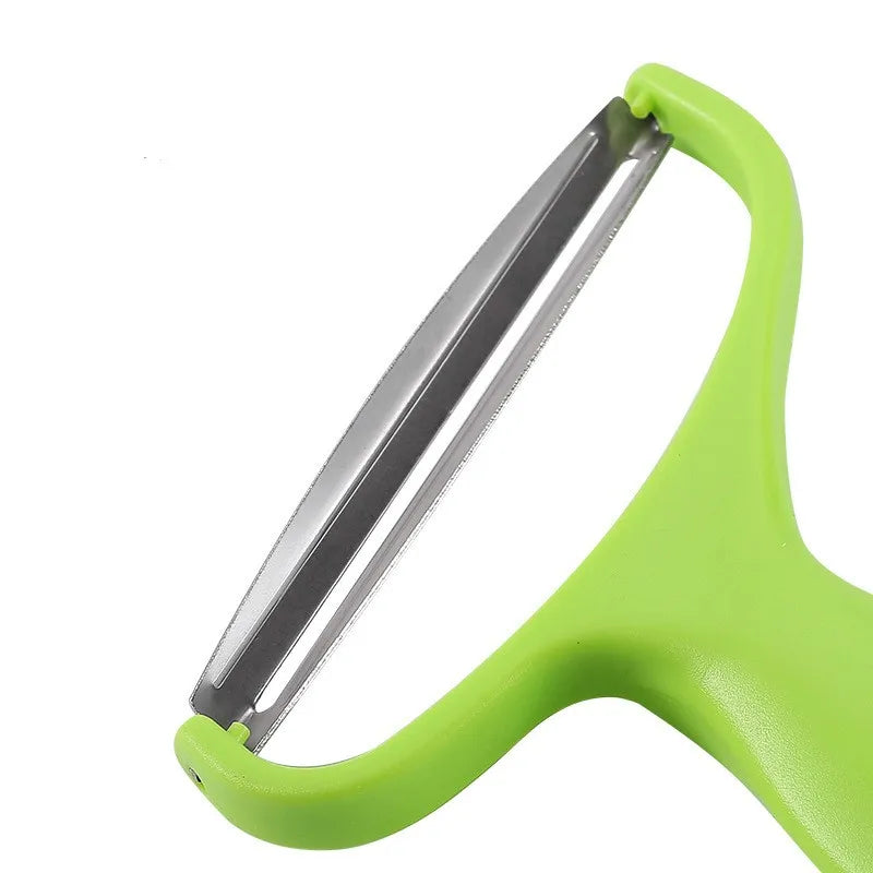 Cabbage Slicer Veggie Peeler Wide Mouth Stainless Steel Cabbage Shredder Cutting Tools Gadget for Salad Fruit Peel Remoral