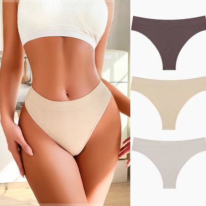 3PCS Seamless Women's Lingerie Female Thongs Sexy Underwear Low-Rise Underpant Women's Panties Intimates Bikini Briefs S-XL Set10 CHINA | 3pcs