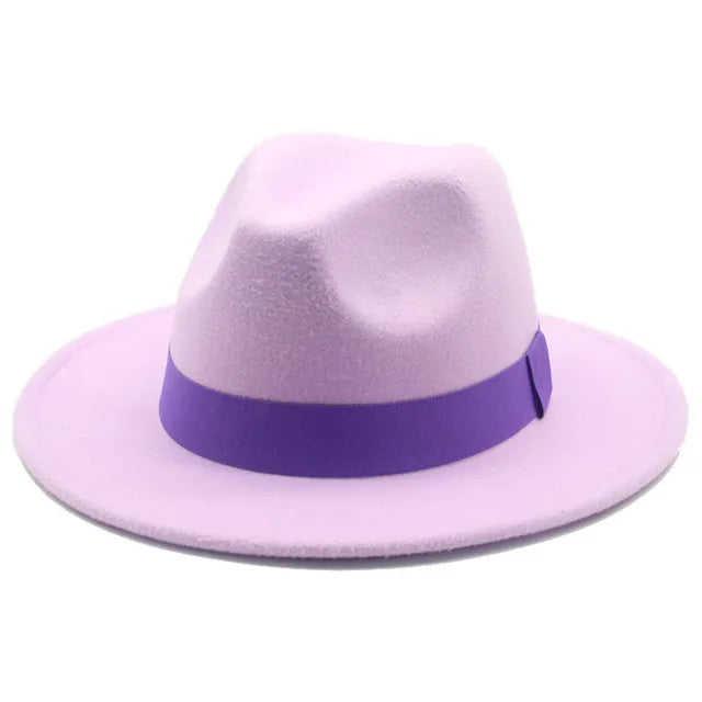 Hats for Women Fedora Women's Hat Men Classic Panama Formal Dress Church Wedding Decorate Women Winter Hat Sombreros De Mujer