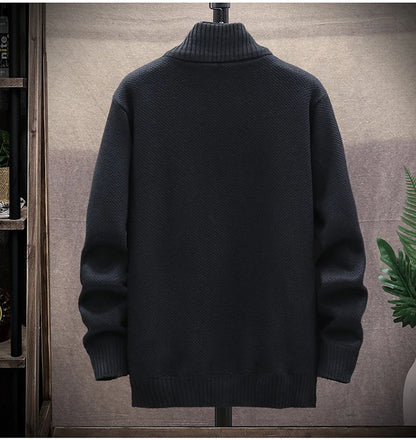 New Spring Autumn Knitted Sweater For Men Fashion Slim Fit Cardigan Men Causal Sweaters Coats Men's Clothing Winter Cardigan men