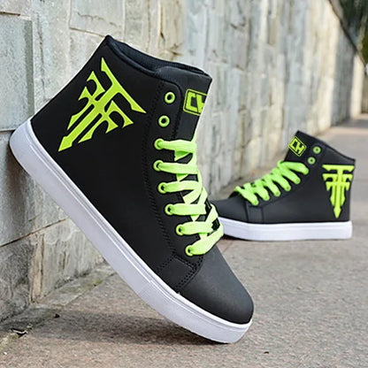 Sneakers Man Vulcanized Sneakers Male Comfortable High Top Shoes Men Autumn Spring 2023 Fashion Mens Shoes Vulcanize Shoes2024