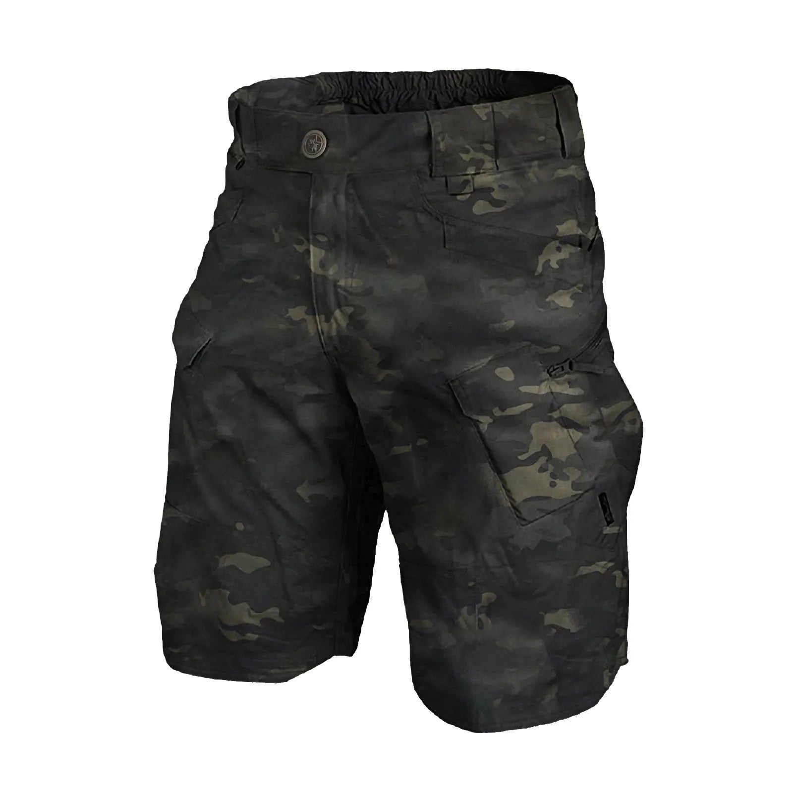 Fashion Men's Military Cargo Shorts Casual Camouflage Printed Loose Multi-Pocket Outdoor Jogging Shorts Trousers Bermuda Camouflage