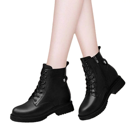 Women's Ankel Boots Autumn Winter Women Chelsea Boots Womens Short Boots Flat Shoes Fashion Platform Boots Gothic Botas De Mujer