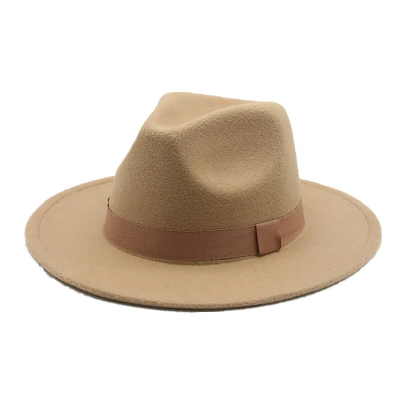 Hats for Women Fedora Women's Hat Men Classic Panama Formal Dress Church Wedding Decorate Women Winter Hat Sombreros De Mujer