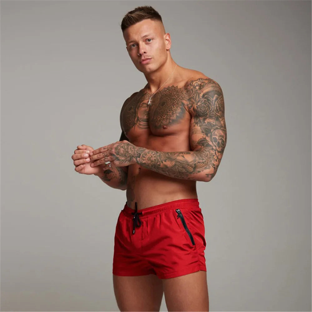 Summer Beach Shorts Men 2022 Trunk Shorts Men Fashion Brand Softwear Army Green Shorts Men Boxers Solid Short Pants Male