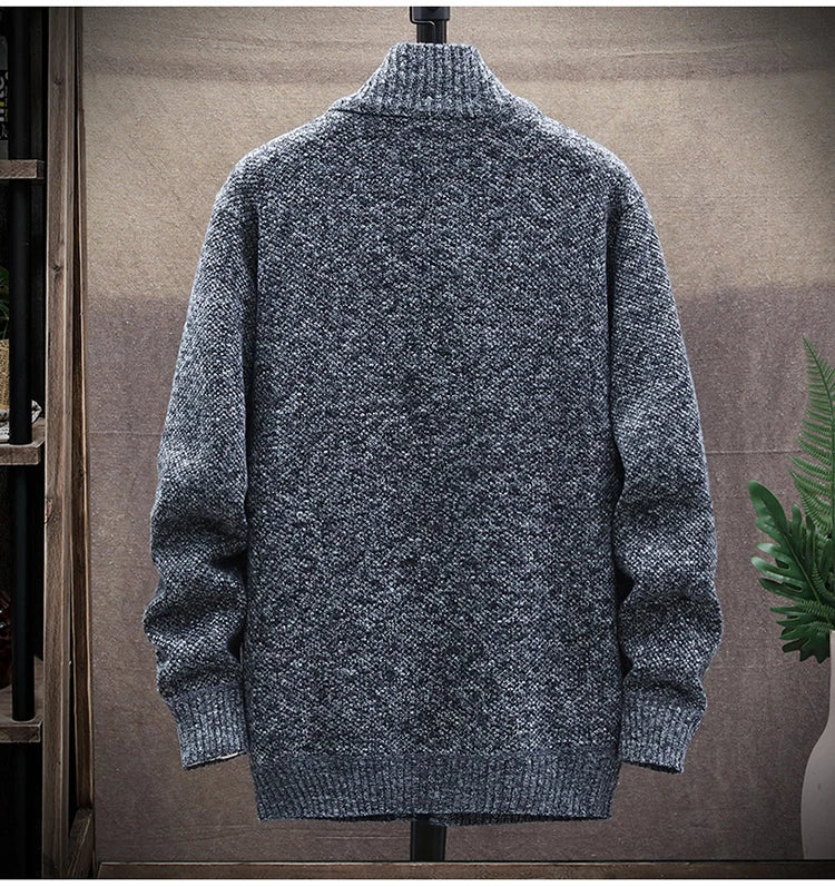 New Spring Autumn Knitted Sweater For Men Fashion Slim Fit Cardigan Men Causal Sweaters Coats Men's Clothing Winter Cardigan men