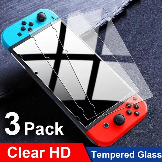 1/2/3PCS Protective Glass For Nintend Switch Tempered Glass Screen Protector for Nintendos Switch Oled Lite NS Accessories Film 1PCS For Switch Oled