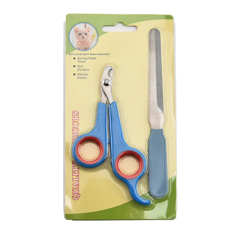 Professional Dogs Hair Scissor Stainless Steel Scissors with Round Tip Pets Cat Dog Durable Safety Hair Dog Grooming Accessories 06 set