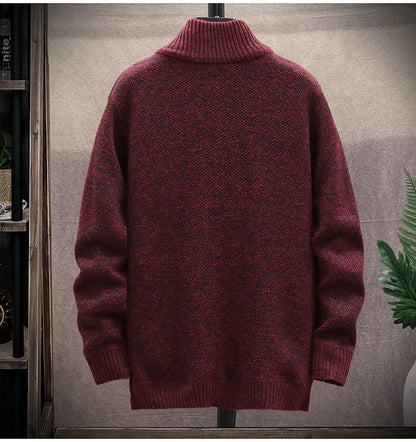 New Spring Autumn Knitted Sweater For Men Fashion Slim Fit Cardigan Men Causal Sweaters Coats Men's Clothing Winter Cardigan men