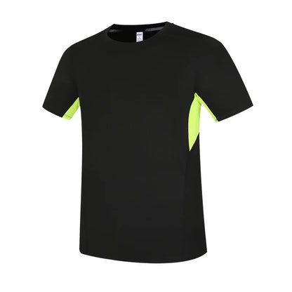 Men's Running Tight T-shirt Short Sleeve Extra Large Gym Fitness Top Men's Jogging Sports Wear Quick Drying Sports Shirt Top