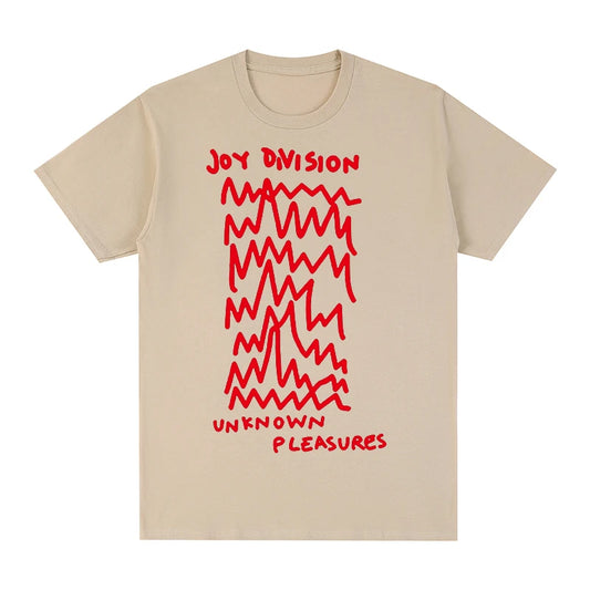 Unknown Pleasures By Joy Division (1979) Silk T-shirt Cotton Men T Shirt New TEE TSHIRT Womens Tops Unisex
