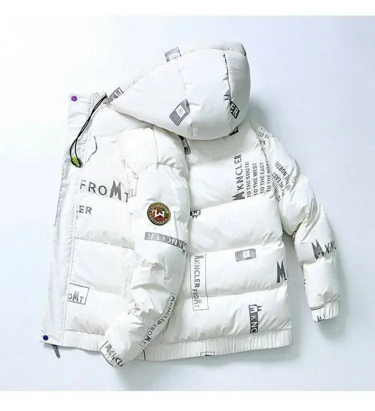 High-grade down jacket men thin autumn winter 2023 new fashion brand short Korean version thick winter coat