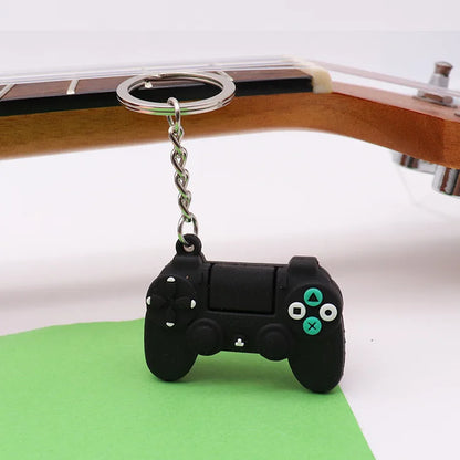 Simple TV Game Player KeyChain for Women Men Joystick Machine KeyChain Keyring Car Bag Key Holder Jewelry Decoration Wholesale