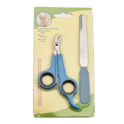 Professional Dogs Hair Scissor Stainless Steel Scissors with Round Tip Pets Cat Dog Durable Safety Hair Dog Grooming Accessories 09 set