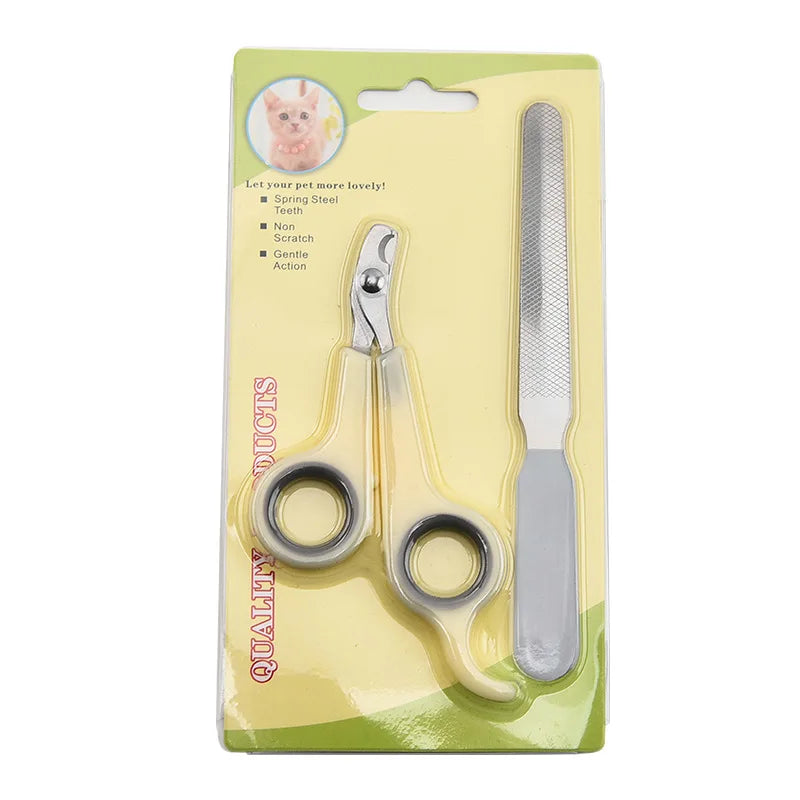 Professional Dogs Hair Scissor Stainless Steel Scissors with Round Tip Pets Cat Dog Durable Safety Hair Dog Grooming Accessories 04 set