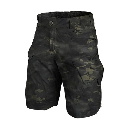 Fashion Men's Military Cargo Shorts Casual Camouflage Printed Loose Multi-Pocket Outdoor Jogging Shorts Trousers Bermuda