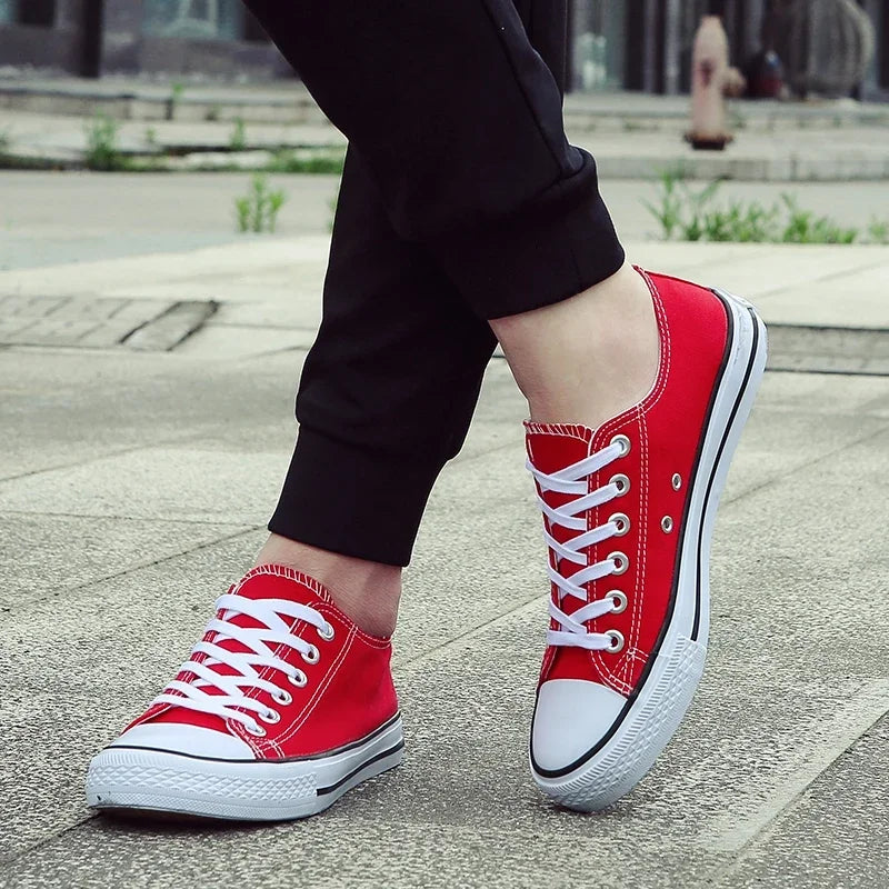 Women White Flats Canvas Shoes 2024 Spring Fashion Low Top Casual Walking Ladies Shoe Breathable Tenis Feminino Zapatos Mujer