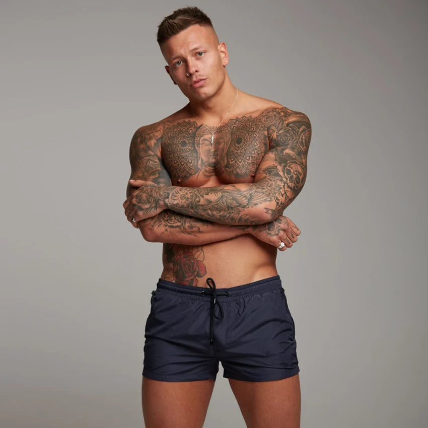 Summer Beach Shorts Men 2022 Trunk Shorts Men Fashion Brand Softwear Army Green Shorts Men Boxers Solid Short Pants Male