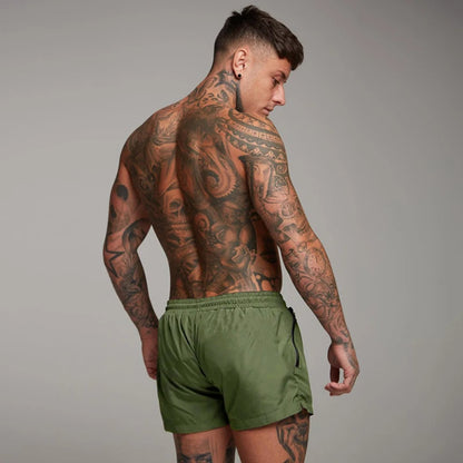 Summer Beach Shorts Men 2022 Trunk Shorts Men Fashion Brand Softwear Army Green Shorts Men Boxers Solid Short Pants Male