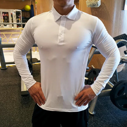 Men Compression Sport T-Shirt Long Sleeve Top Gym Running Clothing Fitness Tight Sportswear Hiking Rashgard Sweatshirt Plus Size