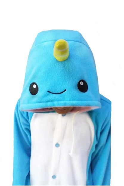 New Animal Pajamas Women Costumes Narwhal Onesies Men Pyjamas Costumes Cartoon Sleepsuit Sleepwear