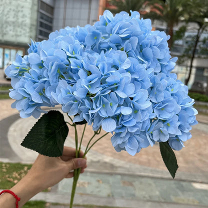 Hydrangea Artificial Flower Decoration Wedding Home Christmas Party Decoration White Flower