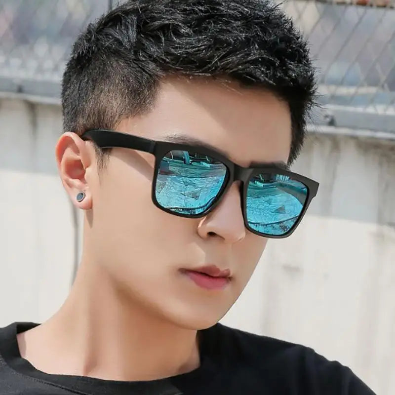 New Men's Small Frame Sunglasses Men Brand Designer Square Sun Glasses Outdoor Driving Fashion Eyewear UV400 Oculos De Sol