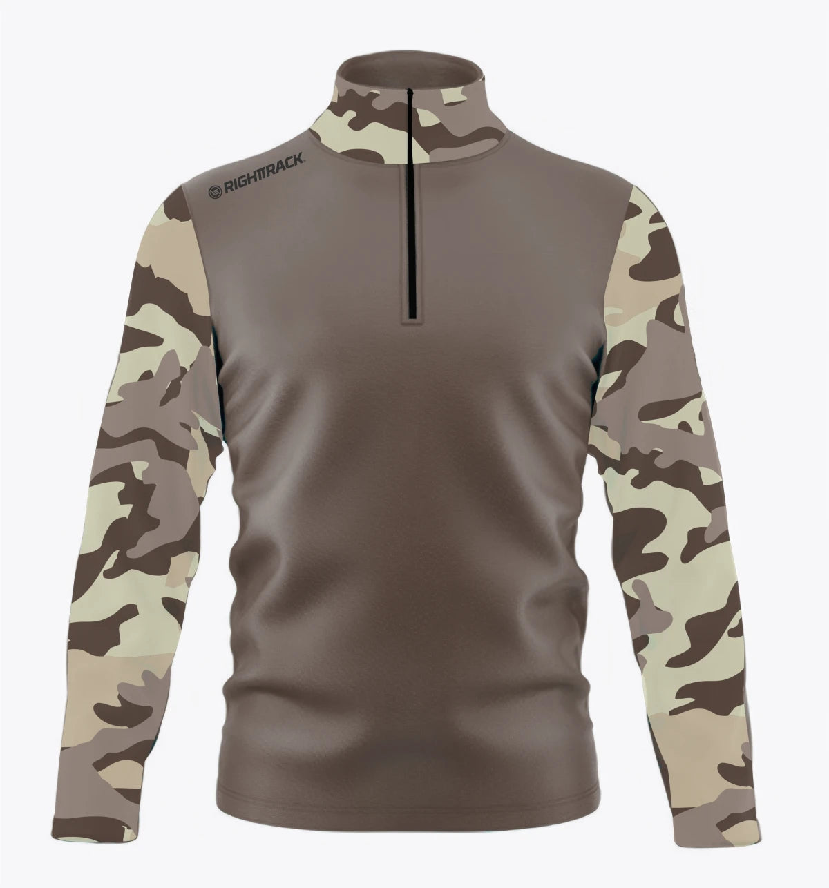 Winter Men’s Zip Sweatshirt Camo Long Sleeve Fleece Thermal Running Fitness Clothes RT Windproof&Warm Stand-Up Collar T-shirt